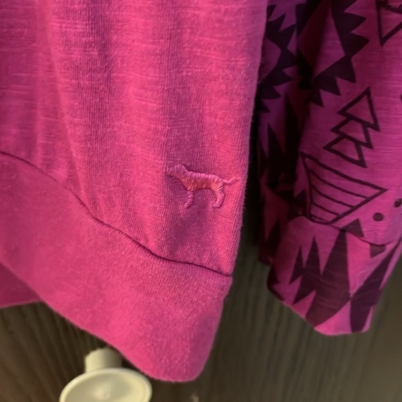 Pink long sleeved raspberry colored top. Size XS. - Picture 5 of 8